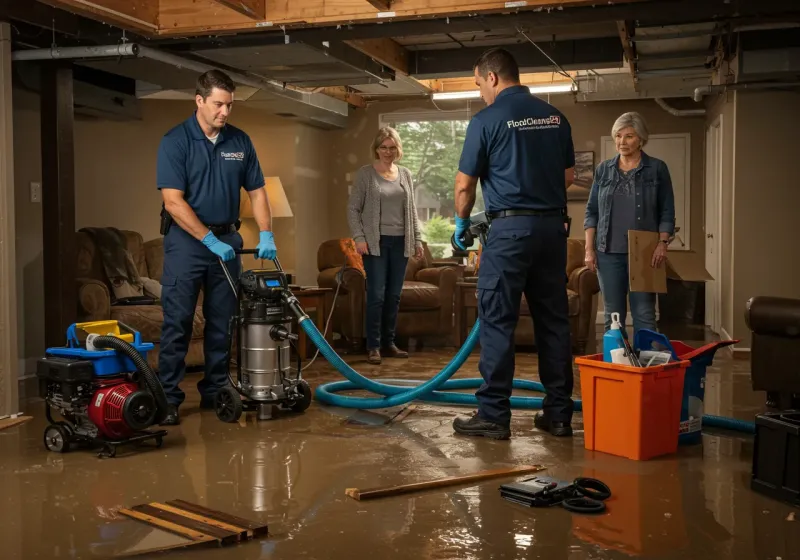 Basement Water Extraction and Removal Techniques process in Laurel Hill, NC